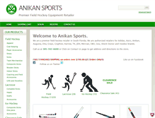 Tablet Screenshot of anikansports.com